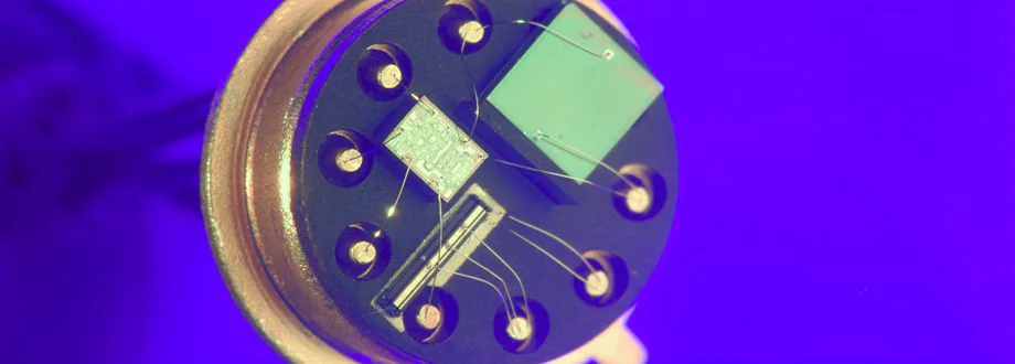 TO-header with detector, LED array and ASIC TO-header with detector, LED array and ASIC