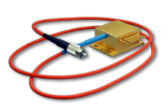 Fibre-coupled high heat load package