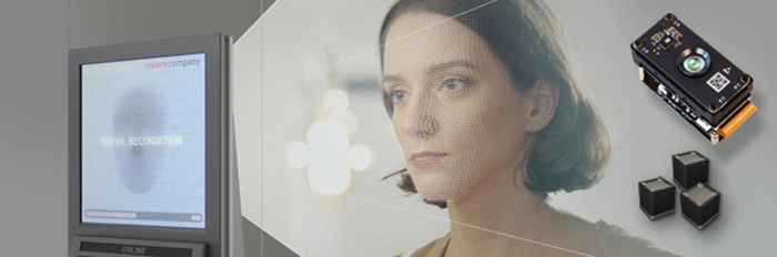 Facial recognition showing VCSELs and CubeEye 3D depth camera Facial recognition showing VCSELs and CubeEye 3D depth camera
