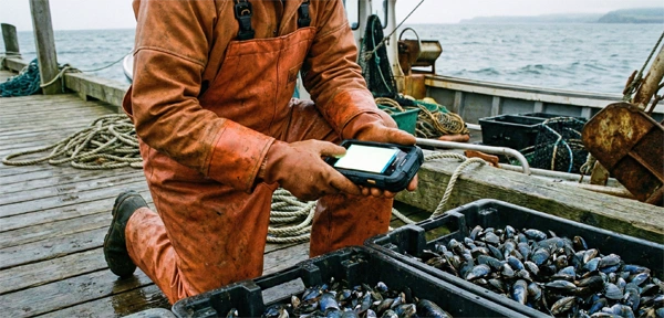 Spectrometer-based testing of mussels Spectrometer testing mussels